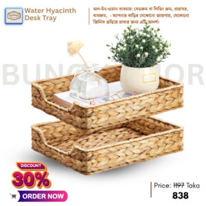 Water Hyacinth Desk Tray
